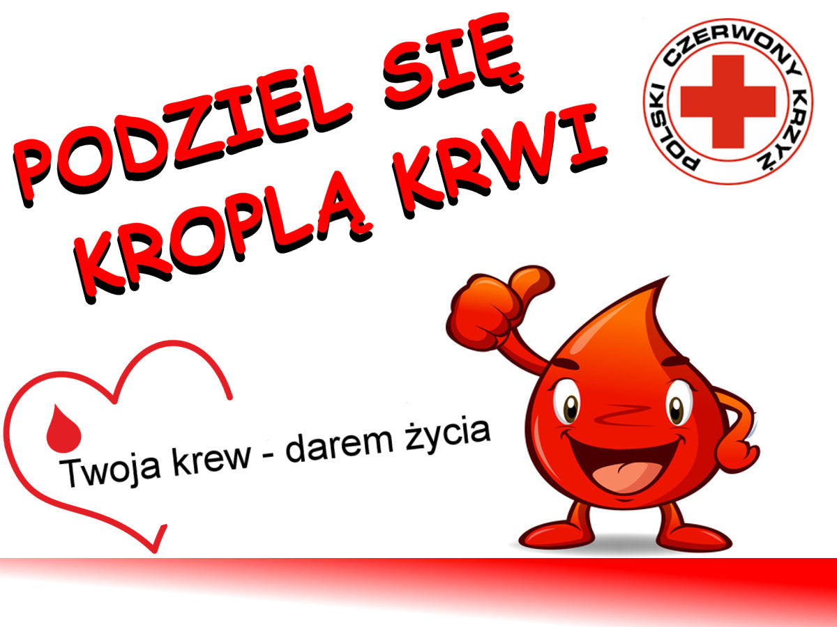 Plakat klub krwiodawcy